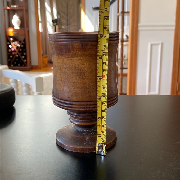 Antique treen cup - Picture 6 of 7